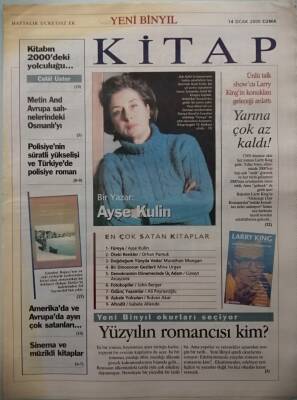Yeni Binyıl Gazetesi Kitap Eki 14 Ocak 2000 Amerikada Ve Avrupada Ayın Çok Satanları - GZ44515 - 1