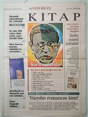 Yeni Binyıl Gazetesi Kitap Eki 28 Ocak 2000 Tarihe Resimli Yolculuk -GZ37190 - 1