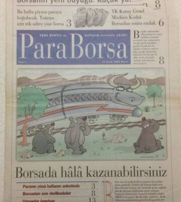 Yeni Binyıl Gazetesi Para Borsa Eki 16 Ocak 2000 - Borsada Hala Kazanabilirsiniz GZ34895 - 1