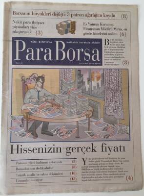 Yeni Binyıl Gazetesi Para Borsa Eki - 20 Şubat 2000 - Hissenizin Gerçek Fiyatı - GZ43748 - 1