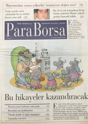 Yeni Binyıl Gazetesi Para Borsa Eki 27 Şubat 2000-Yabancılar Medya Hissesi Alıyor GZ36612 - 1