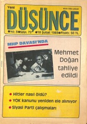 Yeni Düşünce 18 Şubat 1983 - Mehmet Doğan Tahliye Edildi NDR84812 - Gökçekoleksiyon