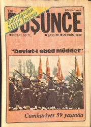 Yeni Düşünce 8 Nisan 1983 - Türkeş Taburcu Oldu NDR84809 - Gökçekoleksiyon