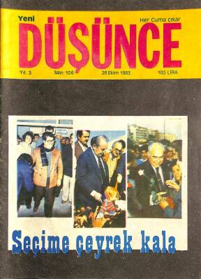 Yeni Düşünce Dergisi Yıl 3 Sayı 106 - 28 Ekim 1983 - ABDde Satış Rekoru Kıran Kartpostal NDR75998 - 1
