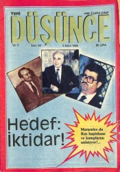Yeni Düşünce Dergisi Yıl 3 Sayı 99 - 2 Eylül 1983 - Ziya-Ül-Hak Ve Beynelmilel İktisatçılar Ülkemizdeler... NDR75996 - Gökçekoleksiyon