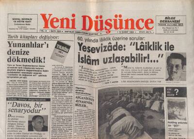 Yeni Düşünce Gazetesi 12 Şubat 1988 - Afgan Cihadında Kimlik Tartışması - OECD , Özalı Yalanladı GZ122676 - 1