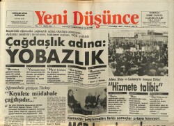 Yeni Düşünce Gazetesi 6 Kasım 1987 - Muhsin Yazıcıoğlu Konuşmamı Çarpıttılar - Marx Ve Lenin Şimdi Öldüler GZ122813 - 1