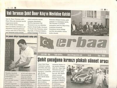 Yeni Erbaa Gazetesi 11 Temmuz 2017 - Tokat Sporcu Eğitim Merkezinden Büyük Başarı - Rafet El Roman , 1400 Rakımda Hayranlarını Coşturdu GZ125180 - 1