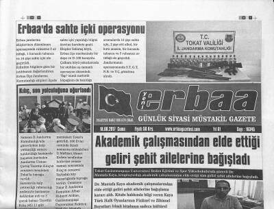 Yeni Erbaa Gazetesi 18 Ağustos 2017 - Tokatta Mesleki Eğitim Masaya Yatırıldı GZ125223 - 1