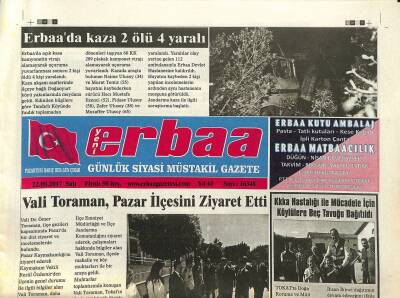 Yeni Erbaa Gazetesi 22 Ağustos 2017 - Tokat Belediye Başkanı Eroğlu Rektör Çomaklıyı Ziyaret Etti GZ125220 - 1