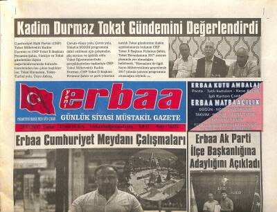Yeni Erbaa Gazetesi 25 Ağustos 2017 - Tokatta Temel Çalışmasından Maden İşleme Tesisi Çıktı GZ125254 - 1