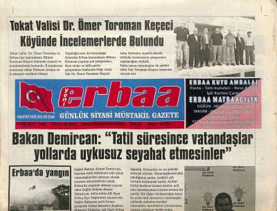 Yeni Erbaa Gazetesi 29 Ağustos 2017 - Tokatta 5 Günde 3 Bin Kitap Toplandı - Reşadiyeye Cemevi Açıldı GZ125217 - 1