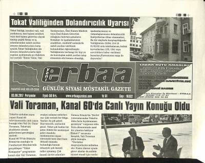 Yeni Erbaa Gazetesi 3 Ağustos 2017 - Erbaalı Kaleci Ersin Milli Takımı Şampiyonluğa Taşıdı GZ125231 - 1