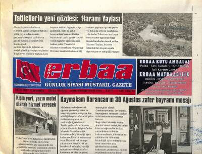 Yeni Erbaa Gazetesi 30 Ağustos 2017 - CHPli Durmaz 30 Ağustos Bir Diriliş Öyküsüdür GZ125216 - 1