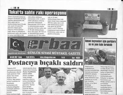 Yeni Erbaa Gazetesi 4 Ağustos 2017 - Ayvaz Suyunda Bu Yıl Hedef 1Milyon Dolarlık İhracat GZ125230 - 1