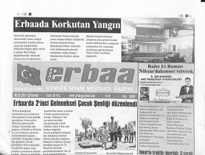 Yeni Erbaa Gazetesi 5 Temmuz 2017 - Niksarda Ceviz Bahçeleri İncelendi - Vali Toramana Asayiş Brifingi GZ125185 - 1
