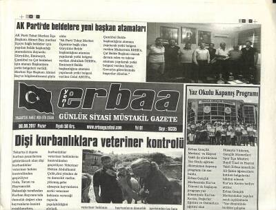 Yeni Erbaa Gazetesi 6 Ağustos 2017 - Antik Kentteki Kazı Çalışmalarının Bu Yılki Bölümü Tamamlandı GZ125228 - 1