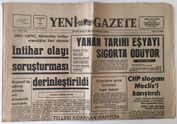Yeni Gazete 1 Mart 1971 - Karayolun da Ağırlık Kontrolleri Bugün Başlıyor GZ11611 - 1