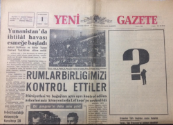 Yeni Gazete 1 Nisan 1967 - Rumlar Birliğimizi Kontrol Etti- GZ12619 - 1