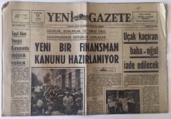 Yeni Gazete 12 Kasım 1970 - Yeni Bir Finansman Kanunu Hazırlanıyor GZ11534 - 2