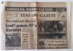 Yeni Gazete 12 Temmuz 1969 - Esin Afşar Ve Tayfun Büyük Sükse Topluyor GZ11546 - 2