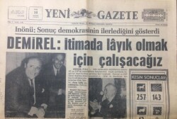 Yeni Gazete 14 Ekim 1969 - Demirelİtimada Layık Olmak İçin Çalışacağız - GZ12418 - 2