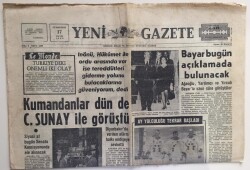 Yeni Gazete 17 Mayıs 1969 - Affa Karşı Olan Ve Olmayanlar Bildiri Yarışına Çıktılar GZ6325 - 1