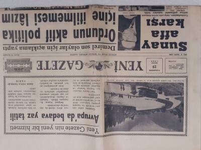 Yeni Gazete - 19 Mayıs 1969 - Demirel Ordunun Aktif Politika İçine İtilmemesi Lazım GZ112017 - 1