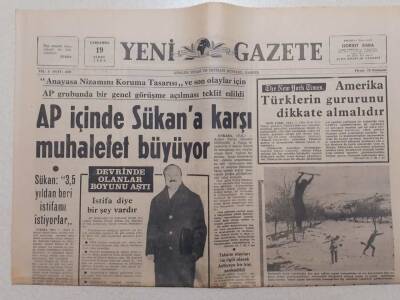 Yeni Gazete - 19 Şubat 1969 - Siirtte Şakiler 3 Eri Şehit Etti GZ112025 - 1