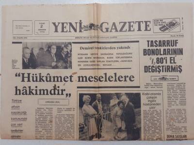 Yeni Gazete - 2 Ağustos 1970 - Beşiktaş Bursa İle Yenişemedi GZ111929 - 1