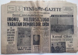 Yeni Gazete 2 Mayıs 1969-Demirel -İnönü Söz Düellosu Kızıştı GZ6179 - 2