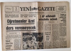 Yeni Gazete 2 Şubat 1971 - İsrail Lübnana Girerek Gerilla Üslerini Tahribetti GZ11616 - 2