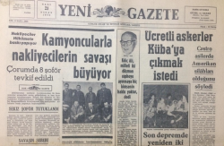Yeni Gazete 21 Nisan 1970 - Ücretli Askerler Kübaya Çıkmak İstedi - GZ12304 - 1