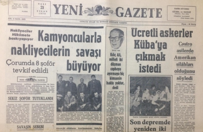Yeni Gazete 21 Nisan 1970 - Ücretli Askerler Kübaya Çıkmak İstedi - GZ12304 - 2