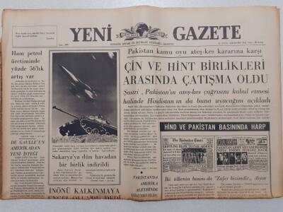 Yeni Gazete - 22 Eylül 1965 - Uzay İkizleri Habeşistana Gitti GZ111892 - 1