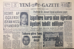 Yeni Gazete 23 Haziran 1969 - Ecevit AP İşçilerde İsyan Hissi Uyandırdı - GZ12314 - 2