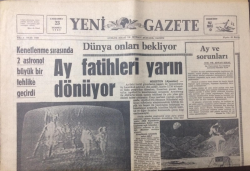 Yeni Gazete 23 Temmuz 1969 - Ay Fatihleri Yarın Dönüyor - GZ12321 - 1