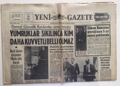 Yeni Gazete 24 Şubat 1969 -Amerikan Halkı Soruyor Türkiye Niçin Aleyhimizde GZ6313 - 1