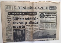 Yeni Gazete 25 Nisan 1969 -EcevitHükümet Radyoyu Baskı Aracı Yapacak GZ6316 - 1