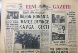 Yeni Gazete 26 Ocak 1967 - Meclis Dün Yine Karıştı - GZ12610 - 1