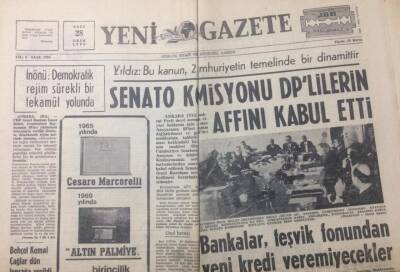 Yeni Gazete 28 Ekim 1969 - Samsunda Bayrak Yırtan Amerikalılar Yakalandı - GZ12406 - 2