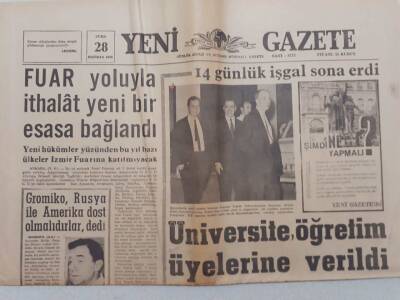 Yeni Gazete - 28 Haziran 1968 - Farah Diba Venedikte GZ111917 - 1