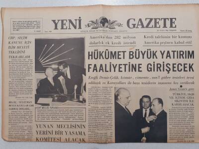 Yeni Gazete - 28 Nisan 1966 - Fransa Amerika İle Soğuk Harbe Başladı GZ111857 - 1