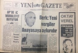 Yeni Gazete 29 Haziran 1970 - APde Muhalefet Büyüyor - GZ12391 - 1