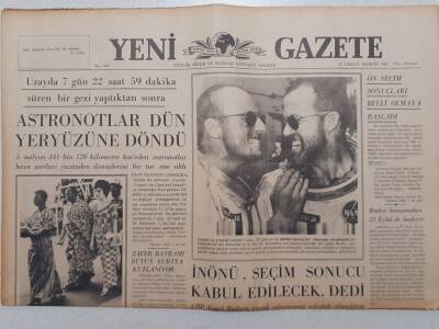Yeni Gazete - 30 Ağustos 1965 - Astronotlar Yeryüzüne Döndü, Komünist Ülkeler Ganayı Çok Zor Bir Duruma Soktu GZ111850 - 1