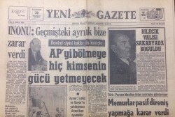 Yeni Gazete 30 Haziran 1969 - İnönü Geçmişteki Ayrılık Bize Zarar Verdi - GZ12428 - 2