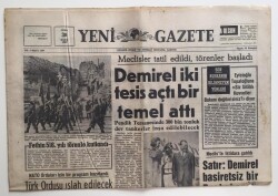 Yeni Gazete 30 Mayıs 1969 - Demirel İki Tesis Açtı Bir Temel Attı GZ6460 - 1