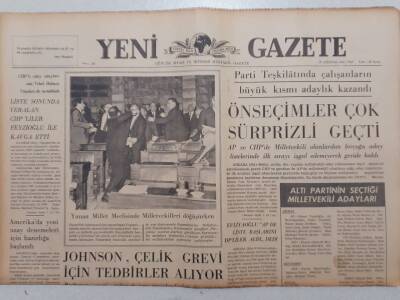 Yeni Gazete - 31 Ağustos 1965 - Pakistan İhtilalin Eşiğinde - Mısırda Rejime Karşı Komplo Kurulmuş GZ111849 - 1