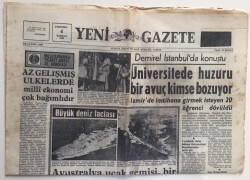 Yeni Gazete 4 Haziran 1969 - Az Gelişmiş Ülkelerde Milli Ekonomi Çok Bağımlıdır GZ6323 - 1