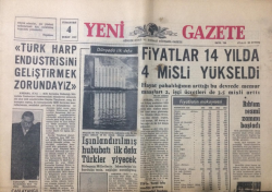 Yeni Gazete 4 Şubat 1967 - İnönü de Küçük Kurultay İçin Kulis Yapıyor - GZ12346 - 1